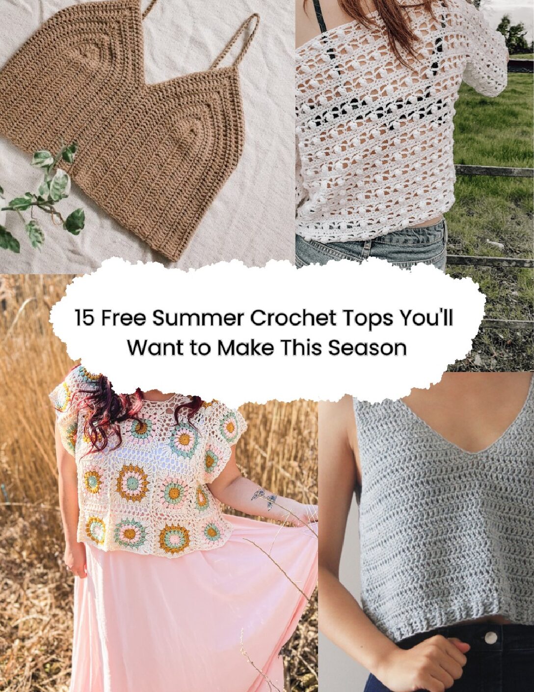 15 Free Summer Crochet Tops You’ll Want to Make This Season